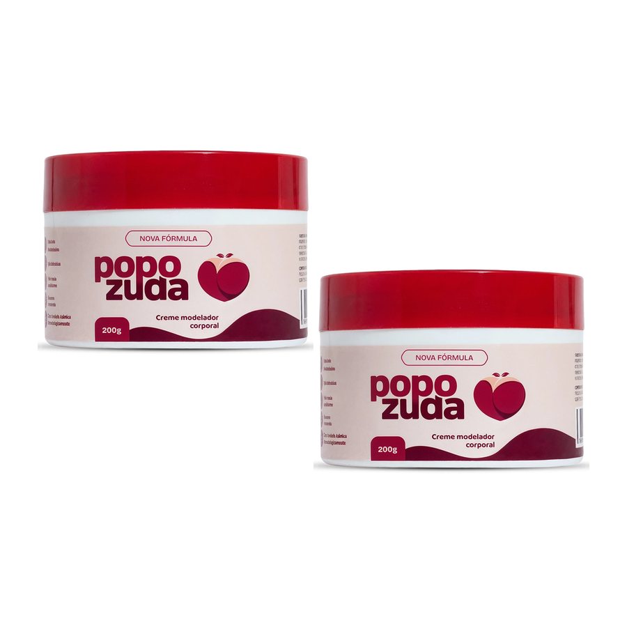 2 potes Creme Popozuda